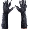 Adults Grey Wolf Gloves