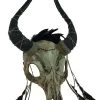 Horned Skull Mask For Adults -Halloween Costume Shop horned skull mask