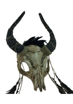 Horned Skull Mask For Adults