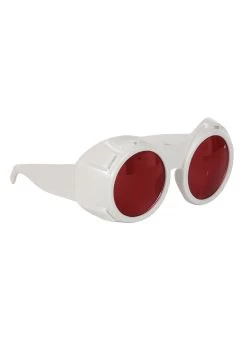 White/Red | Hyper Vision Goggles 10 White/Red | Hyper Vision Goggles -Halloween Costume Shop hyper vision goggles white red alt 3