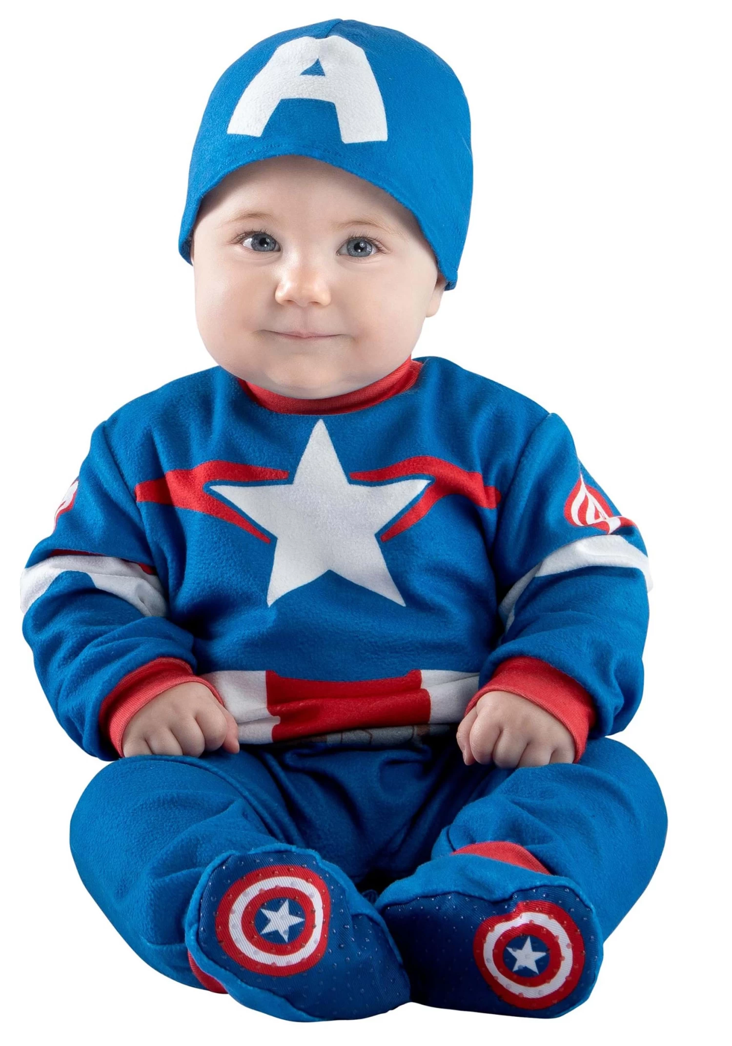 JAZWARES Captain America Steve Rogers Costume For Infants 7 JAZWARES Captain America Steve Rogers Costume For Infants - Image 5