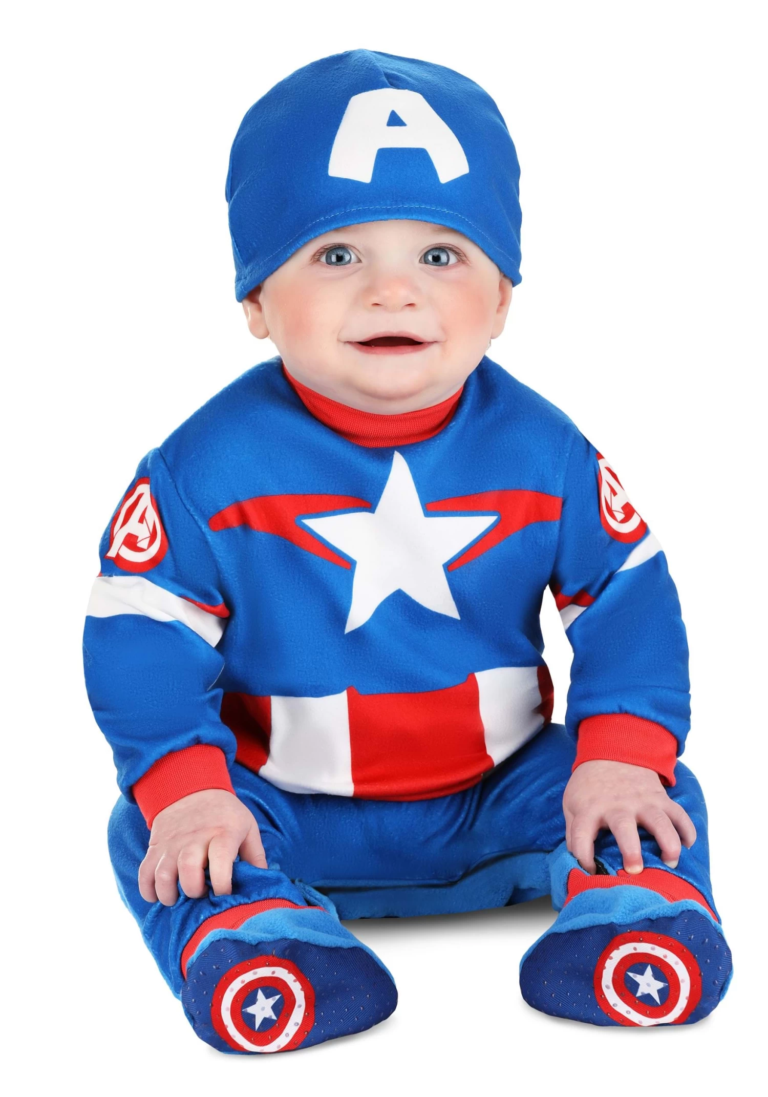 JAZWARES Captain America Steve Rogers Costume For Infants 3 JAZWARES Captain America Steve Rogers Costume For Infants