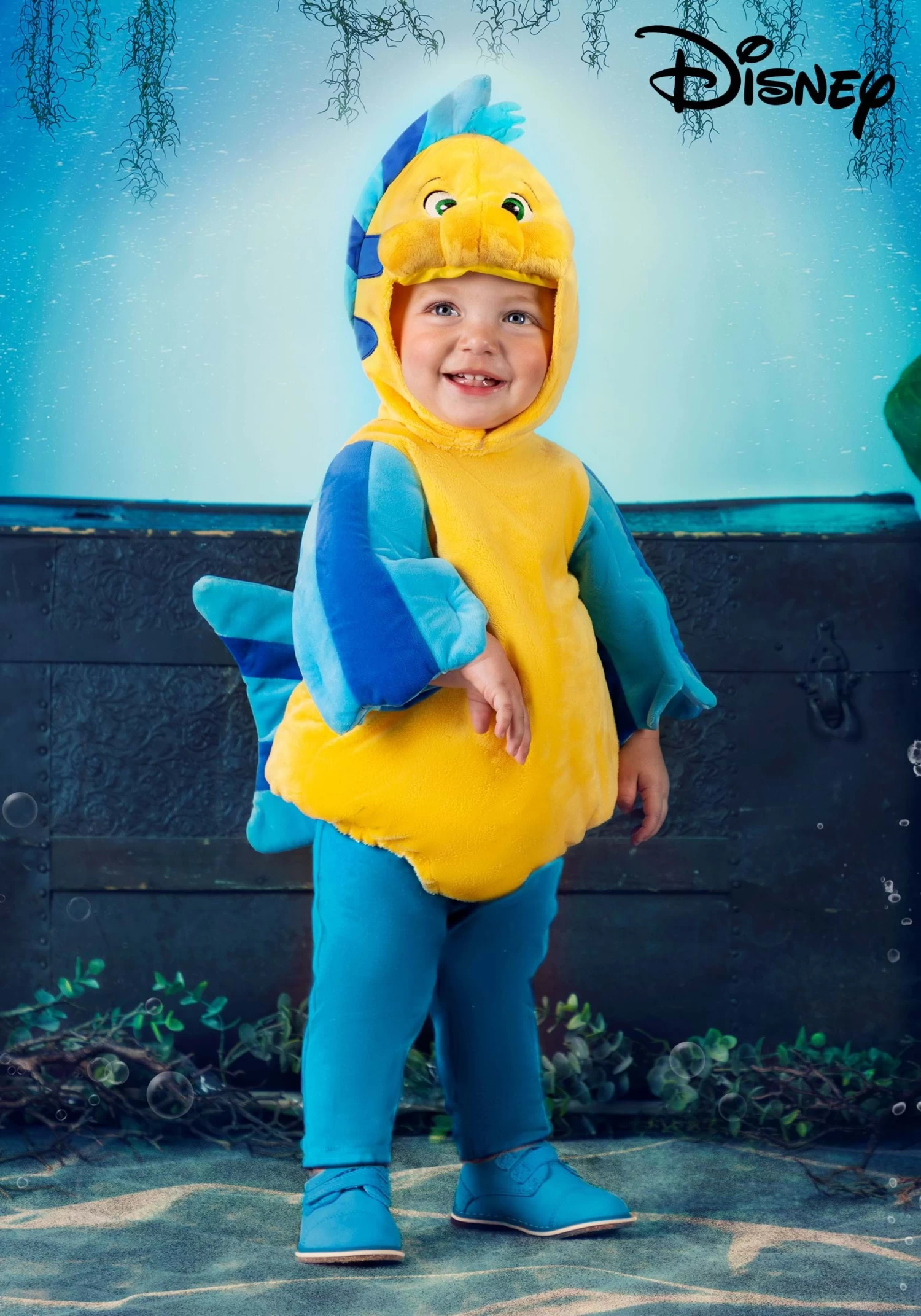 Disney The Little Mermaid Infant Flounder Costume 3 Disney The Little Mermaid Infant Flounder Costume