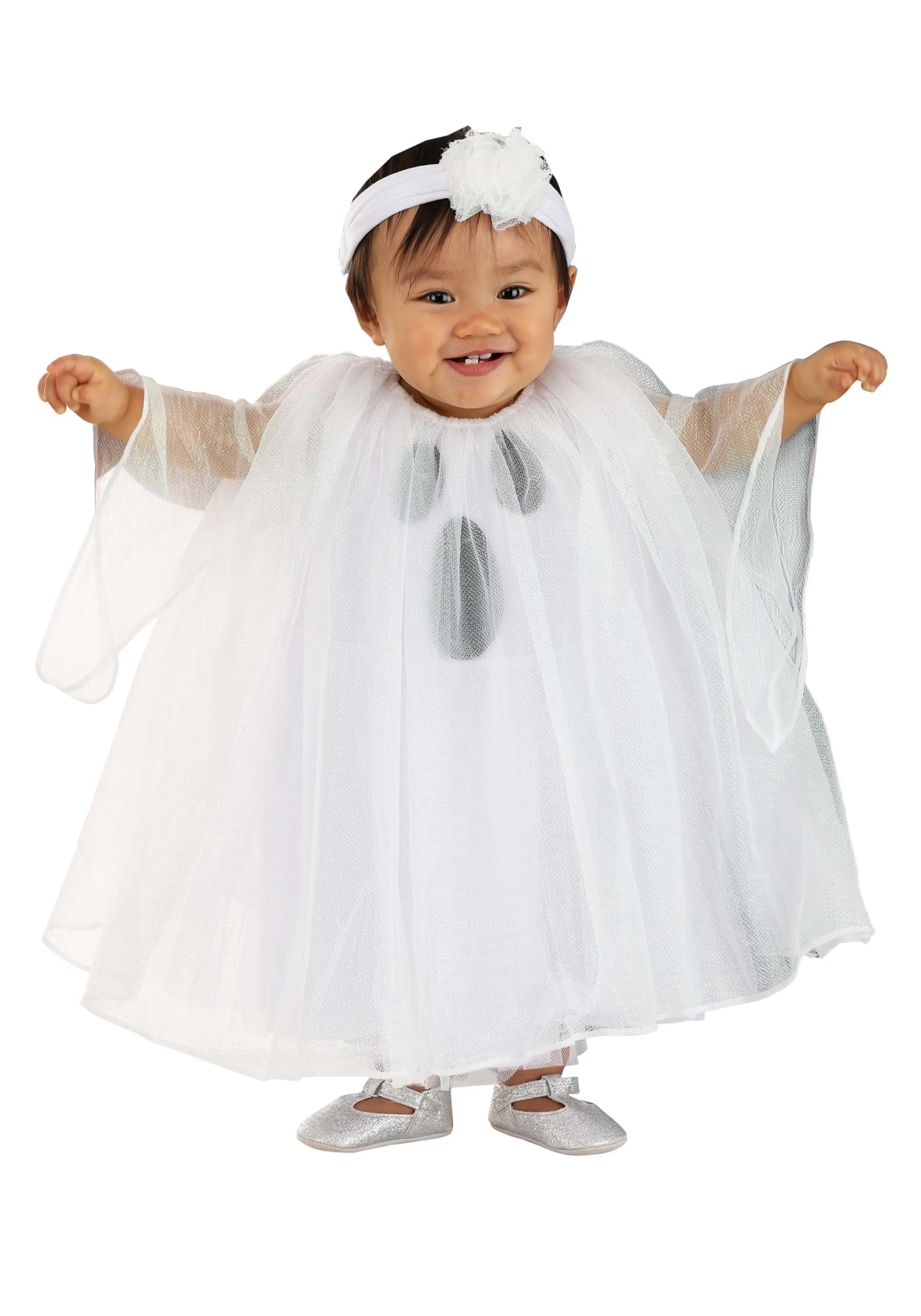 Infant Ghost Girl's Costume Dress 3 Infant Ghost Girl's Costume Dress
