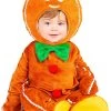 Gingerbread Man Costume For Infants -Halloween Costume Shop infant gingerbread man costume