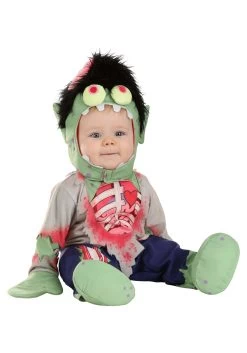 Infant Goofy Zombie Costume For Boys -Halloween Costume Shop infant goofy zombie costume alt 2