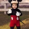 Snuggly Disney Mickey Mouse Baby Costume