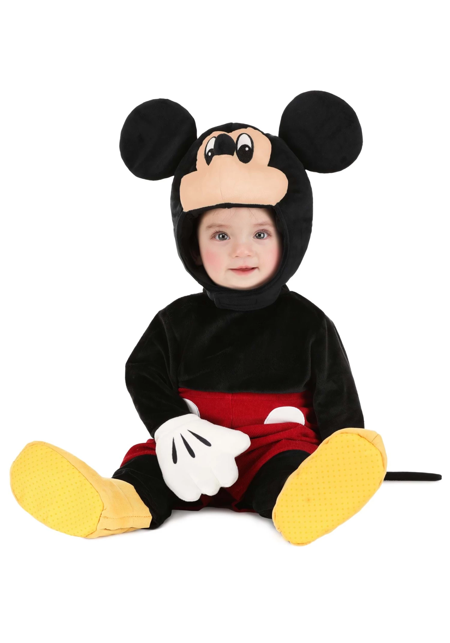 Snuggly Disney Mickey Mouse Baby Costume 4 Snuggly Disney Mickey Mouse Baby Costume - Image 2