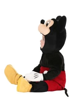 Snuggly Disney Mickey Mouse Baby Costume 11 Snuggly Disney Mickey Mouse Baby Costume -Halloween Costume Shop infant snuggly mickey mouse costume alt 3