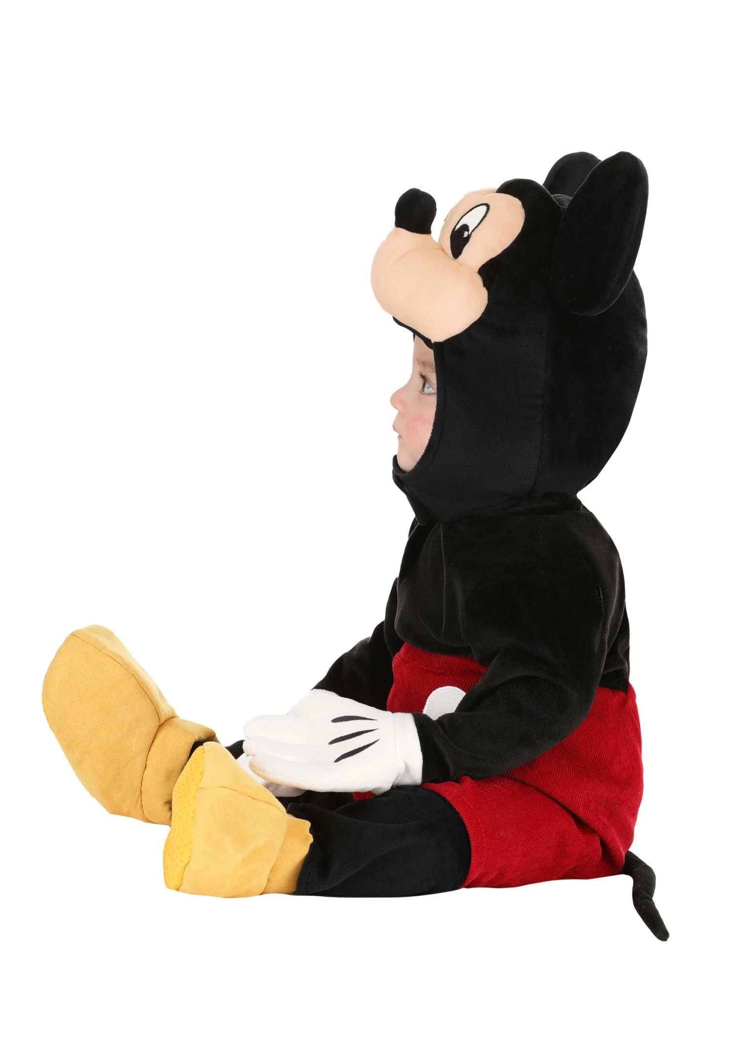 Snuggly Disney Mickey Mouse Baby Costume 6 Snuggly Disney Mickey Mouse Baby Costume - Image 4