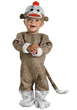 Disguise Sock Monkey Costume For Infants