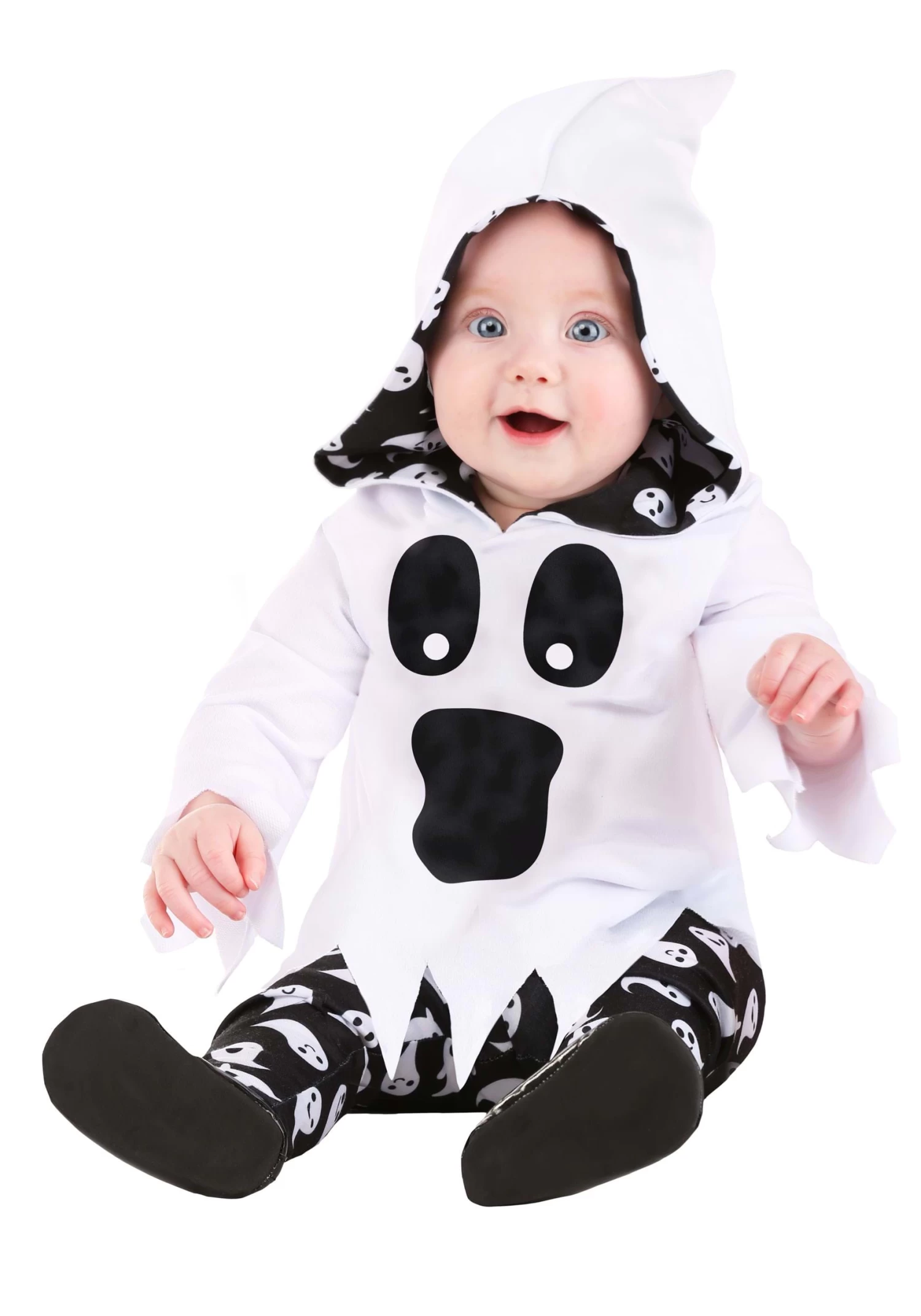 Spirited Ghost Costume For Infants 3 Spirited Ghost Costume For Infants