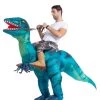 Inflatable Raptor Ride-On Costume For Adults