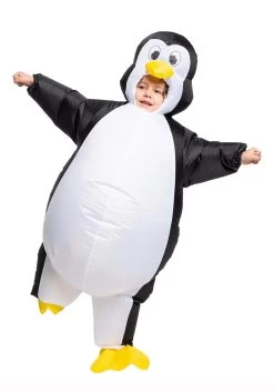 Inflatable Penguin Costume For Kids -Halloween Costume Shop inflatable child penguin costume alt 2