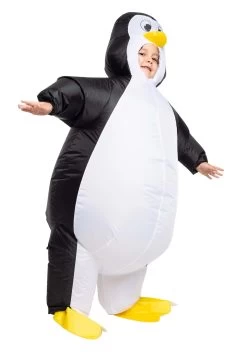 Inflatable Penguin Costume For Kids -Halloween Costume Shop inflatable child penguin costume alt 3