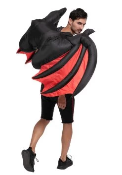 Inflatable Demon Wings -Halloween Costume Shop inflatable demon wings alt 5