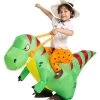Inflatable T-Rex Ride-On Costume For Kids -Halloween Costume Shop inflatable kids t rex ride on costume