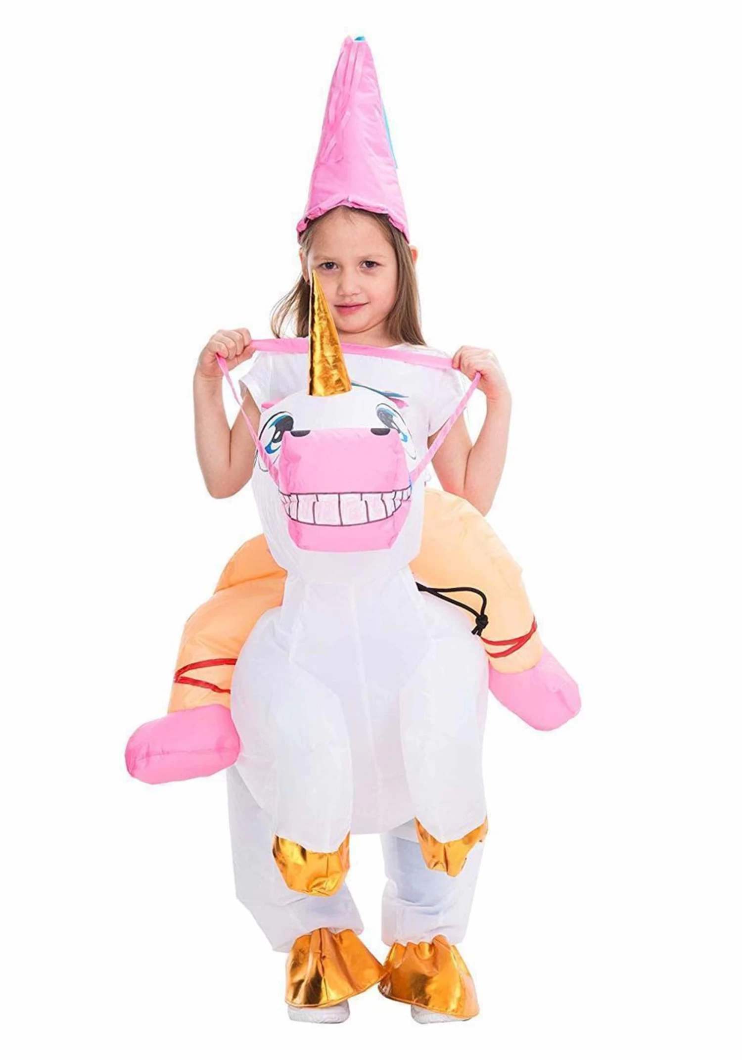 Inflatable Unicorn Ride-On Costume For Kids 5 Inflatable Unicorn Ride-On Costume For Kids - Image 3