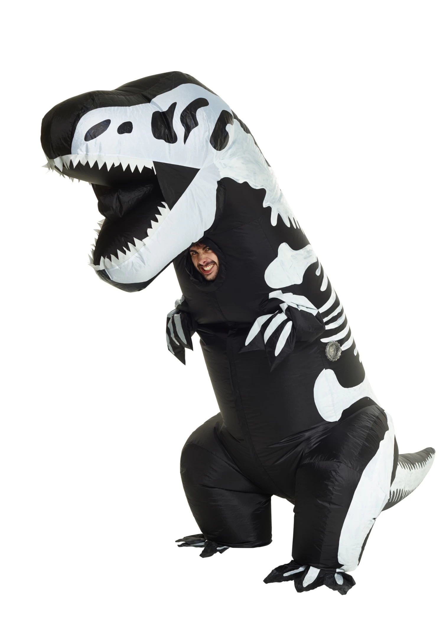 Inflatable Skeleton T-Rex Costume For Adults 3 Inflatable Skeleton T-Rex Costume For Adults