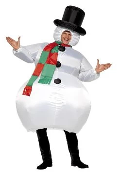 Smiffys Inflatable Snowman Costume For Adults