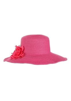 Women's Kentucky Derby Pink Costume Hat 9 Women's Kentucky Derby Pink Costume Hat -Halloween Costume Shop kentucky derby ladies hat alt 3