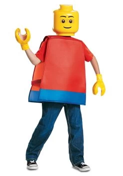 Disguise Basic Lego Guy Costume For Kids -Halloween Costume Shop kids basic lego guy costume alt 3