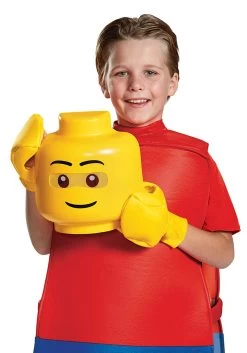 Disguise Basic Lego Guy Costume For Kids -Halloween Costume Shop kids basic lego guy costume alt 4