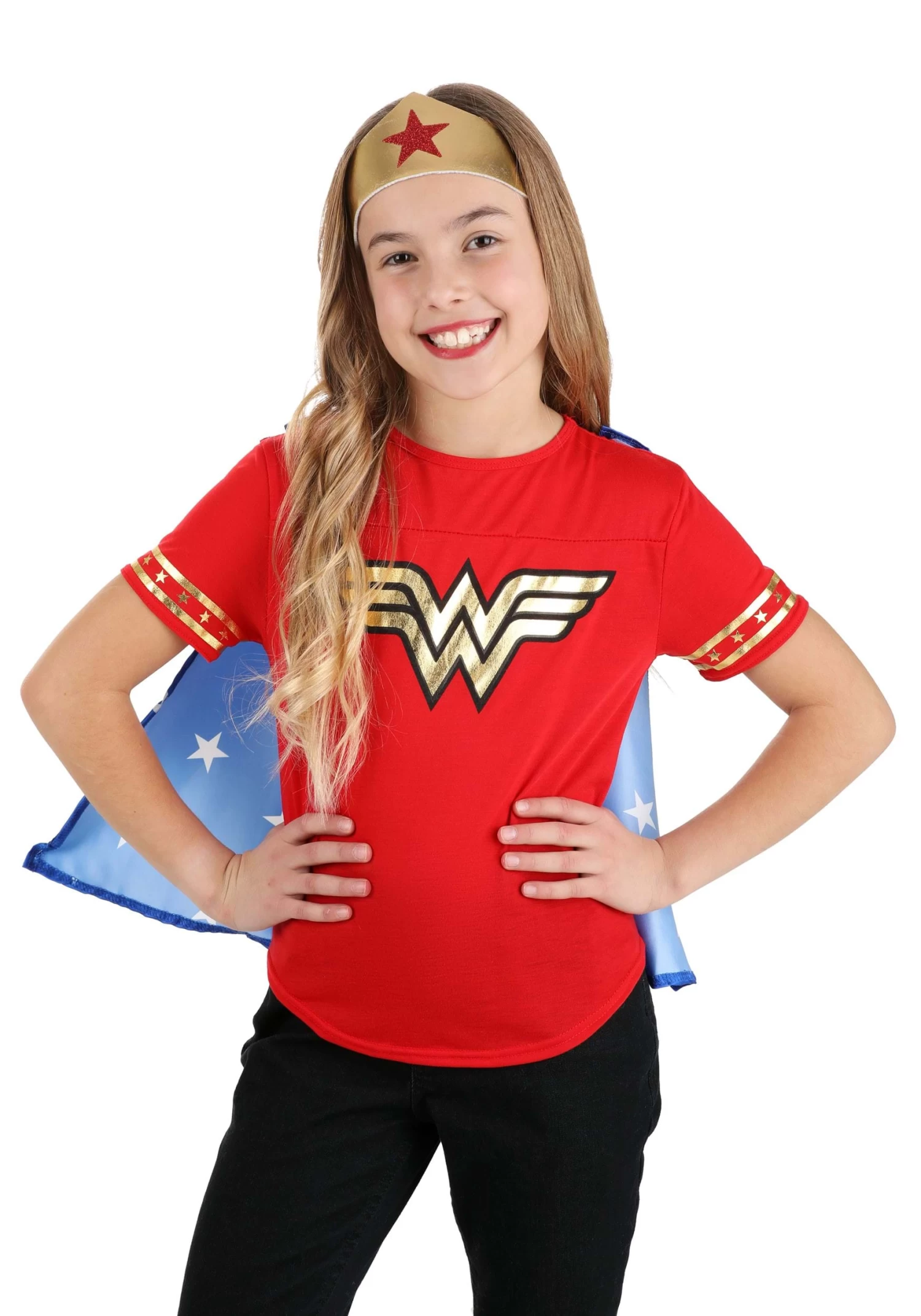 Casual Wonder Woman Costume For Kids 3 Casual Wonder Woman Costume For Kids