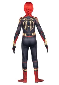 JAZWARES Classic Spider-Man Integrated Zentai Costume For Kids -Halloween Costume Shop kids classic spider man integrated zentai costume alt 3