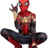 JAZWARES Classic Spider-Man Integrated Zentai Costume For Kids