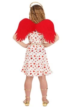 Girl's Cutie Cupid Costume Dress 12 Girl's Cutie Cupid Costume Dress -Halloween Costume Shop kids cutie cupid costume alt 4