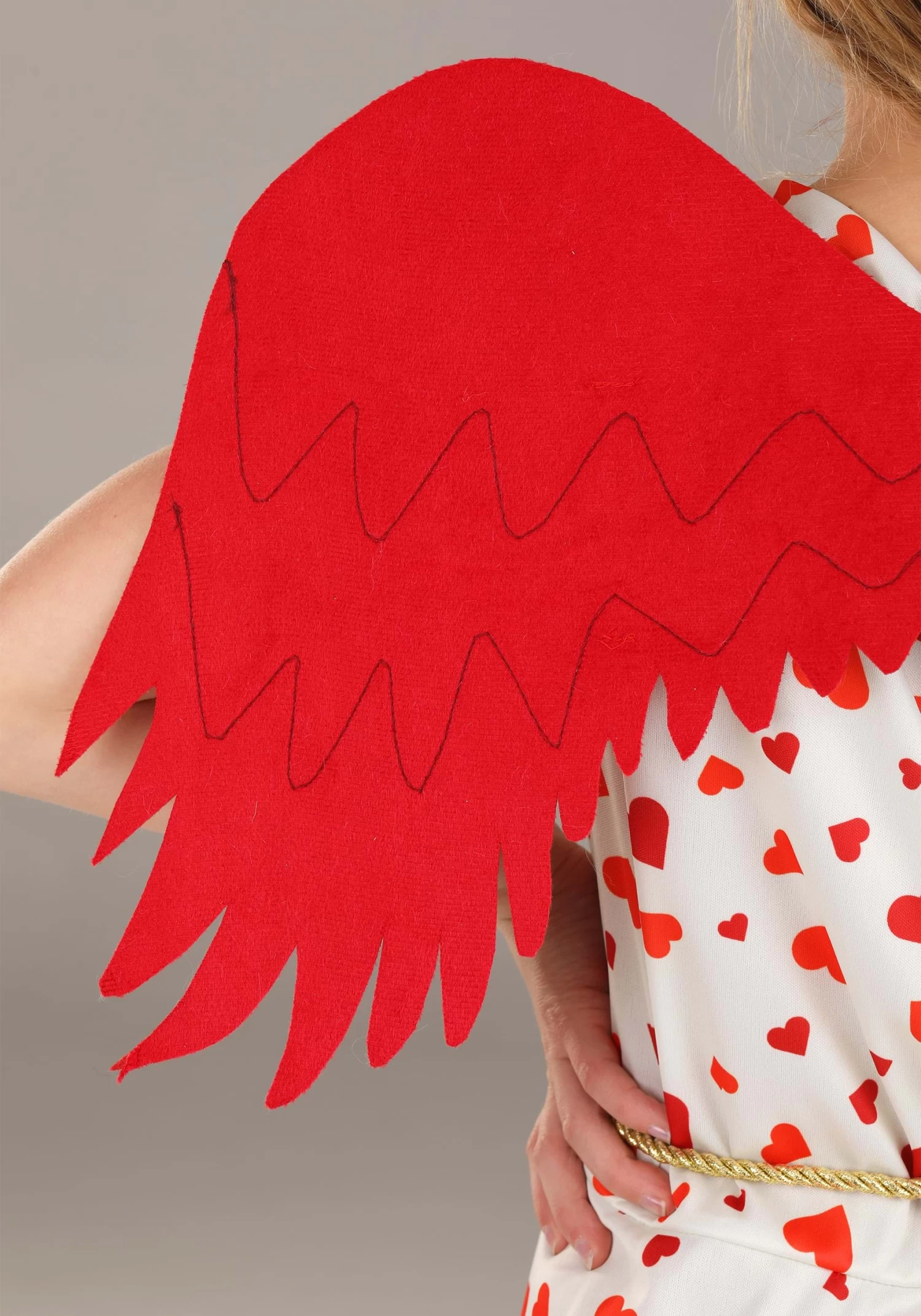 Girl's Cutie Cupid Costume Dress 8 Girl's Cutie Cupid Costume Dress - Image 6