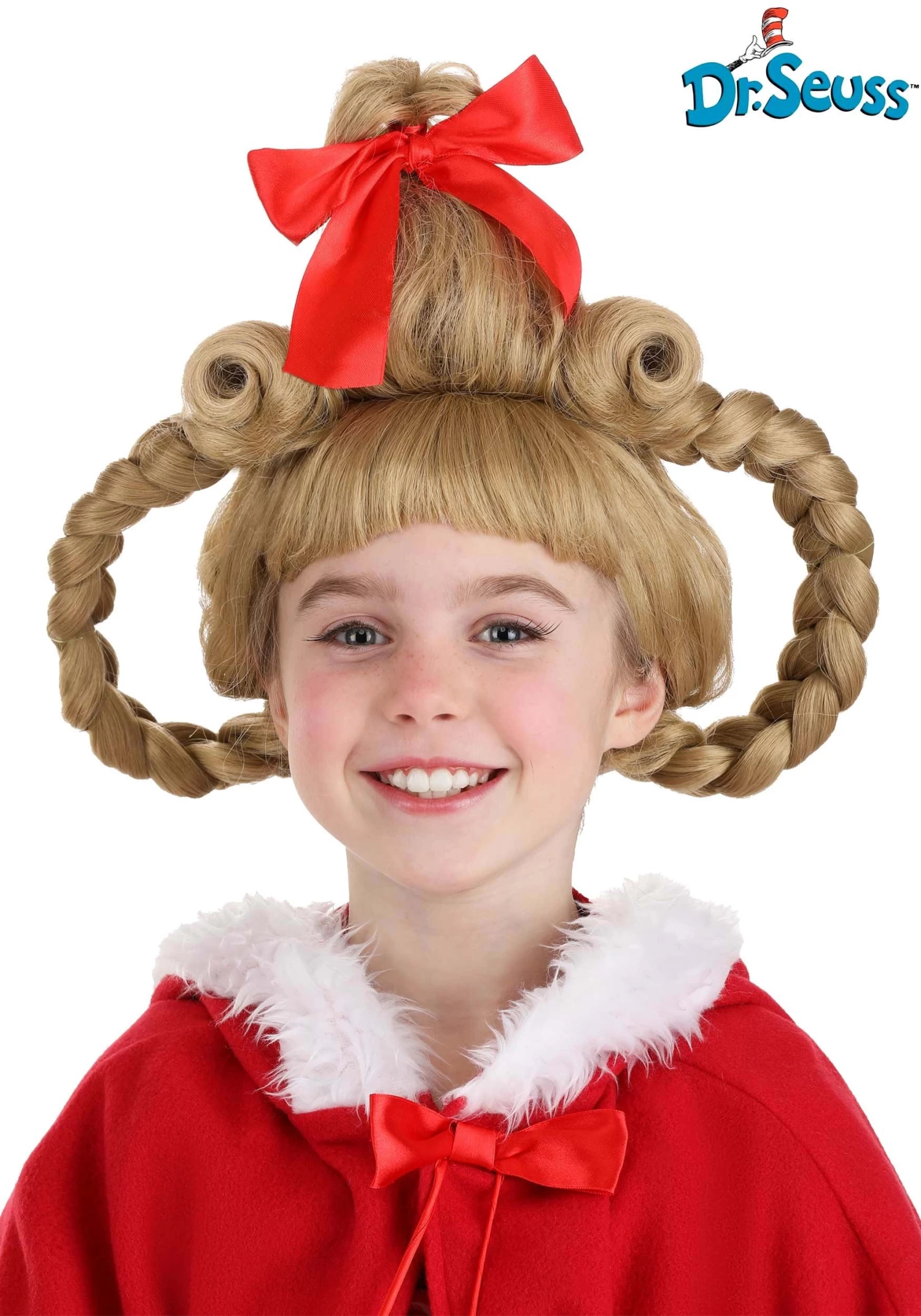 Kid's Deluxe Dr. Seuss Cindy Lou Who Costume Wig 3 Kid's Deluxe Dr. Seuss Cindy Lou Who Costume Wig