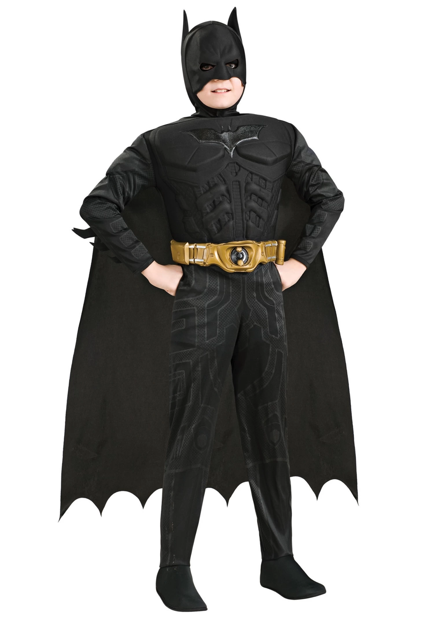 Kids Deluxe Dark Knight Batman Costume 5 Kids Deluxe Dark Knight Batman Costume - Image 3