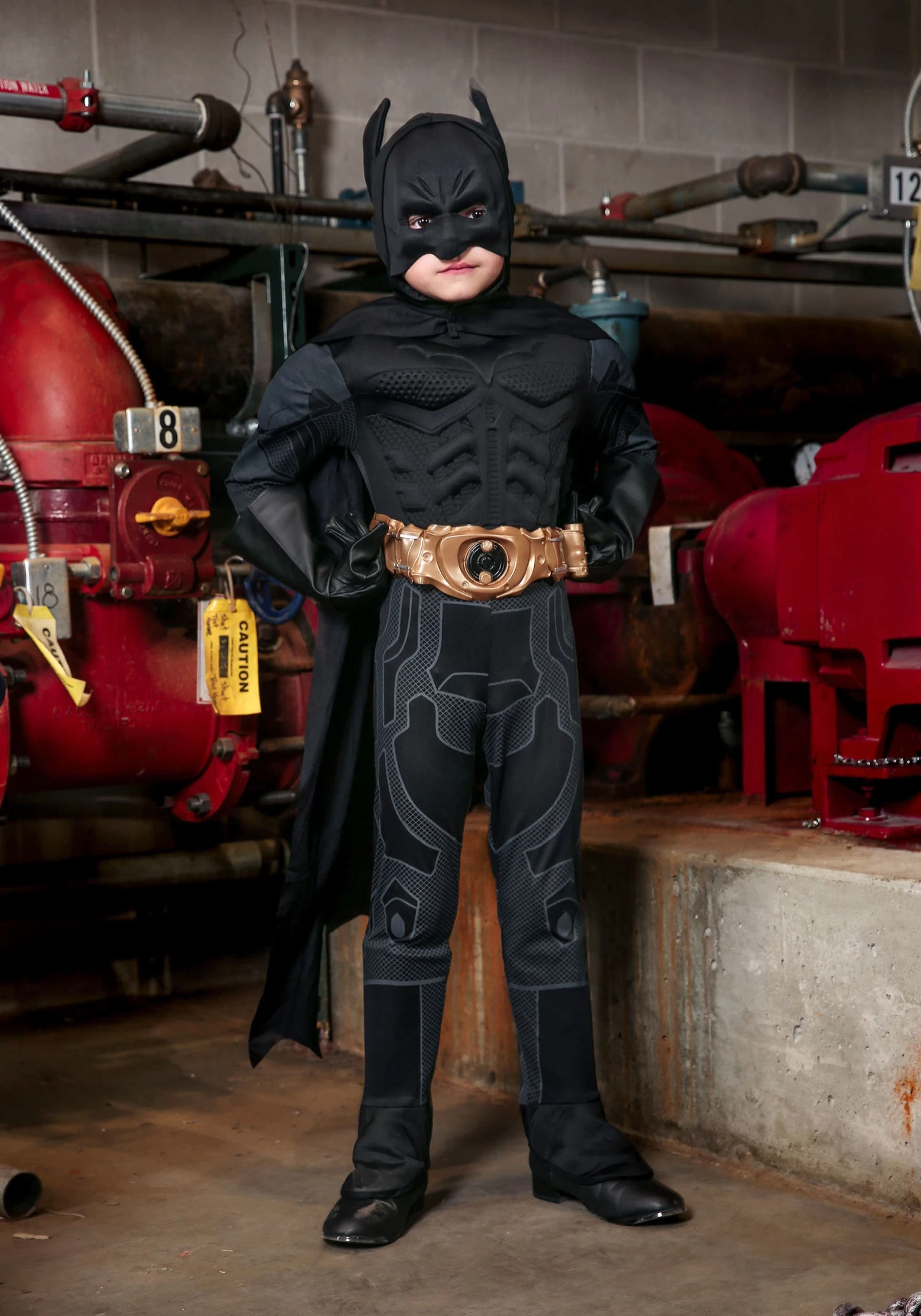 Kids Deluxe Dark Knight Batman Costume 4 Kids Deluxe Dark Knight Batman Costume - Image 2
