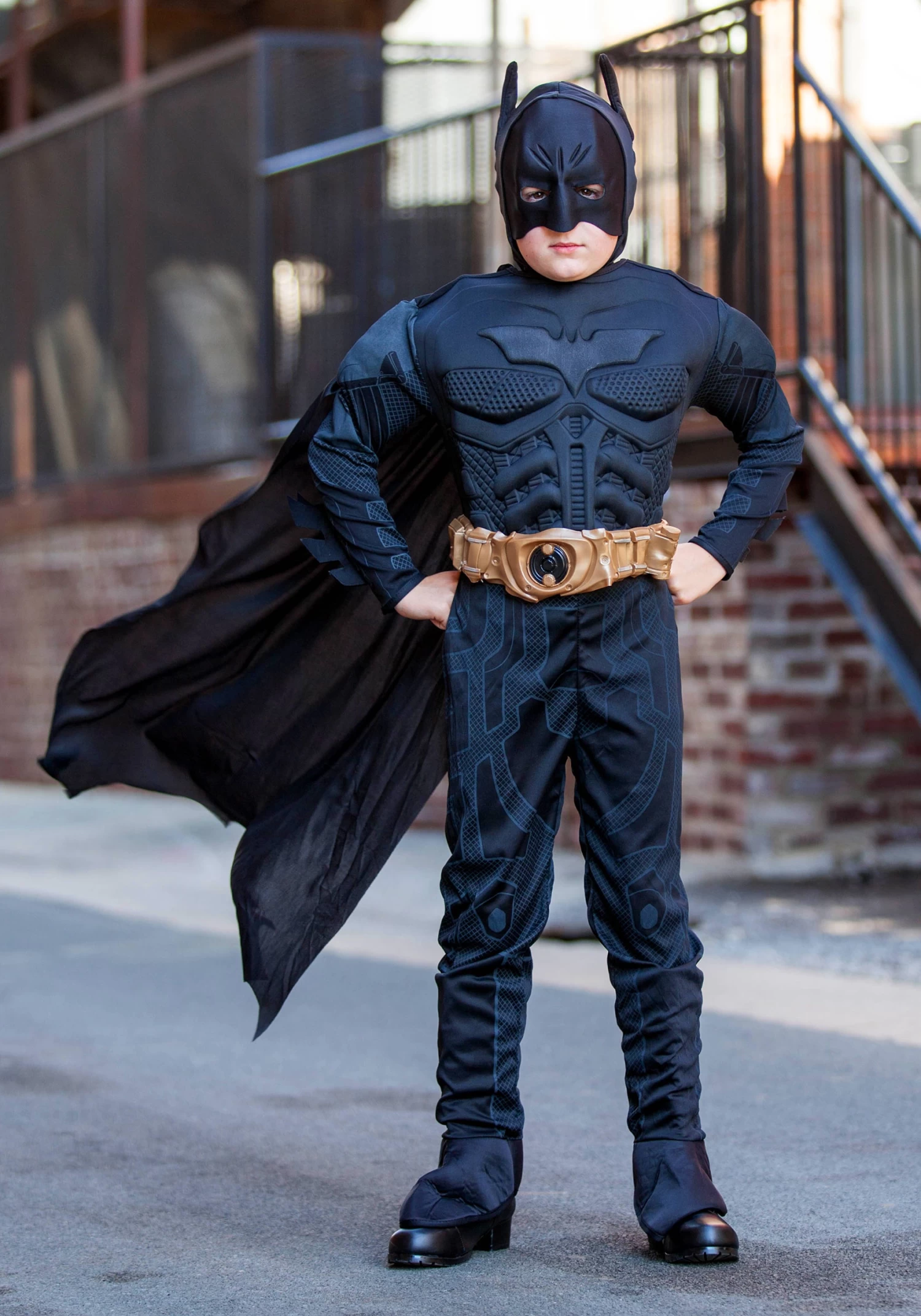 Kids Deluxe Dark Knight Batman Costume 3 Kids Deluxe Dark Knight Batman Costume