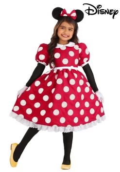Deluxe Disney Minnie Mouse Costume For Girls 10 Deluxe Disney Minnie Mouse Costume For Girls -Halloween Costume Shop kids deluxe minnie mouse costume alt 3