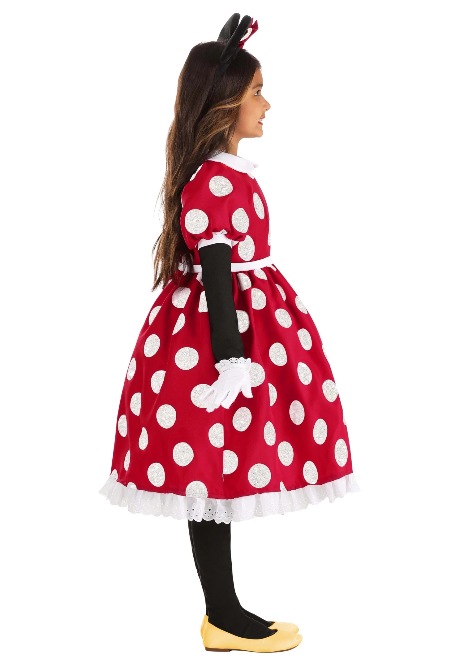 Deluxe Disney Minnie Mouse Costume For Girls 8 Deluxe Disney Minnie Mouse Costume For Girls - Image 6