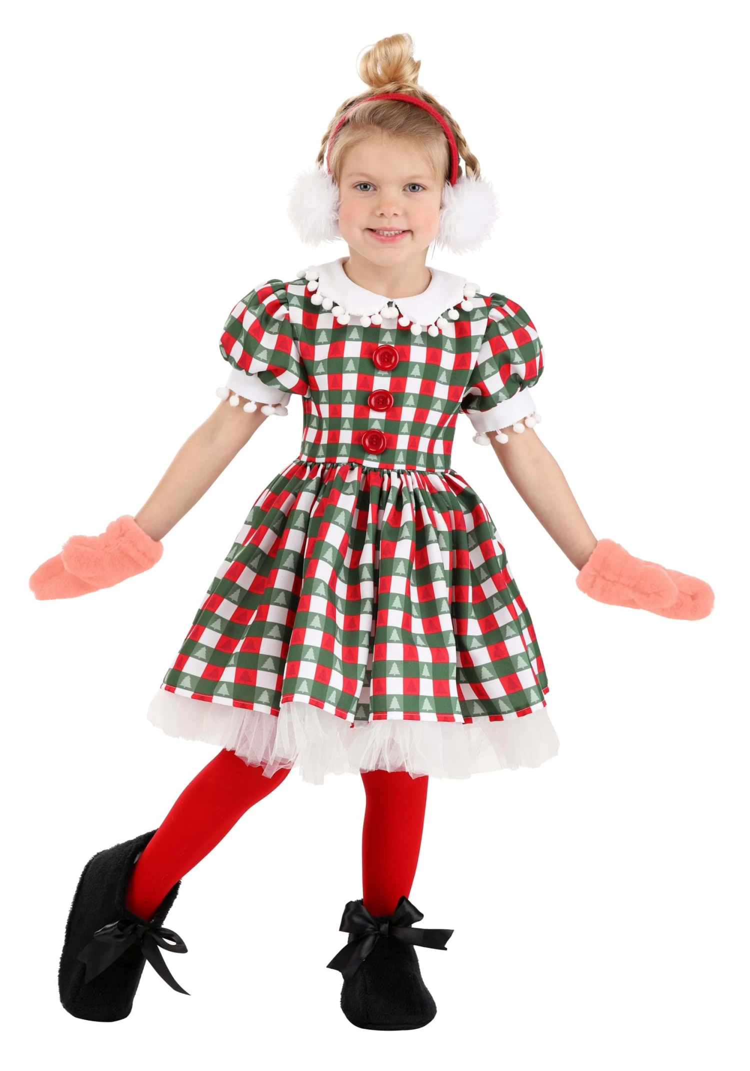 Girl's Dr. Seuss Deluxe Storybook Cindy Lou Who Toddler Costume Dress 7 Girl's Dr. Seuss Deluxe Storybook Cindy Lou Who Toddler Costume Dress - Image 5