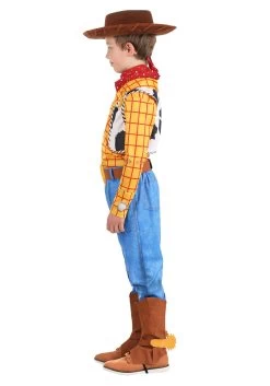 Disney Deluxe Woody Toy Story Costume For Kids -Halloween Costume Shop kids deluxe woody toy story costume alt 2