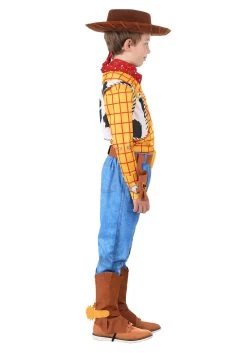 Disney Deluxe Woody Toy Story Costume For Kids -Halloween Costume Shop kids deluxe woody toy story costume alt 3
