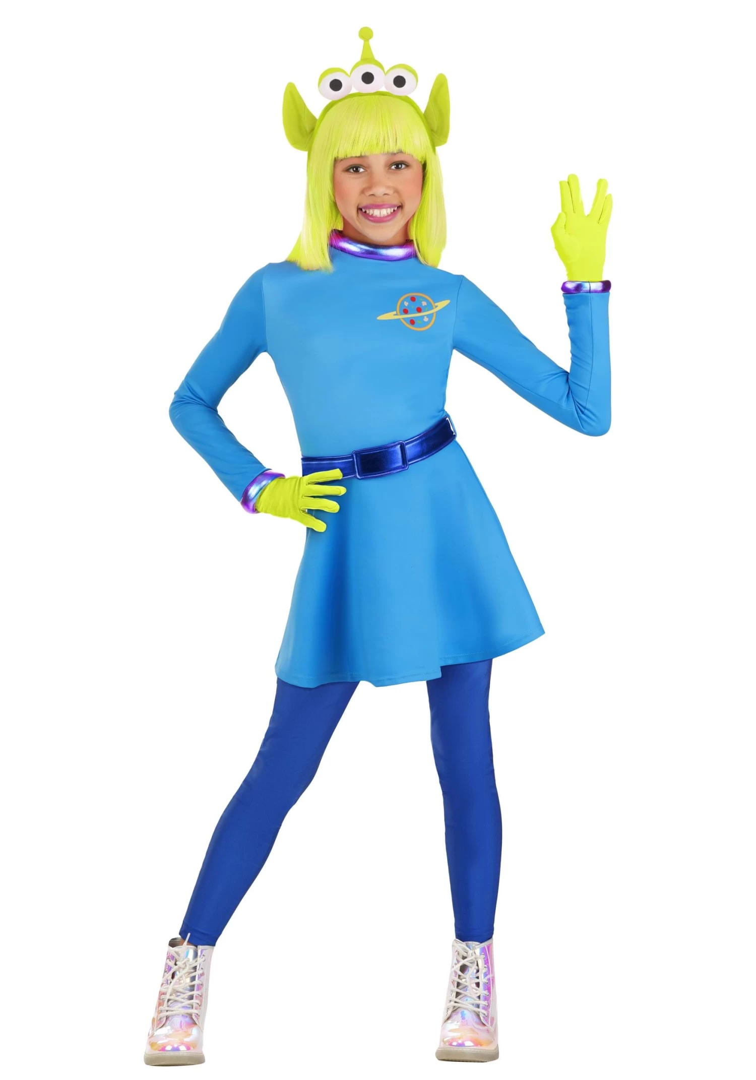 Disney And Pixar Toy Story Alien Costume Dress For Girls 7 Disney And Pixar Toy Story Alien Costume Dress For Girls - Image 5