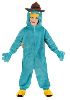 Disney Perry The Platypus Costume For Kids -Halloween Costume Shop kids disney perry the platypus costume alt 4
