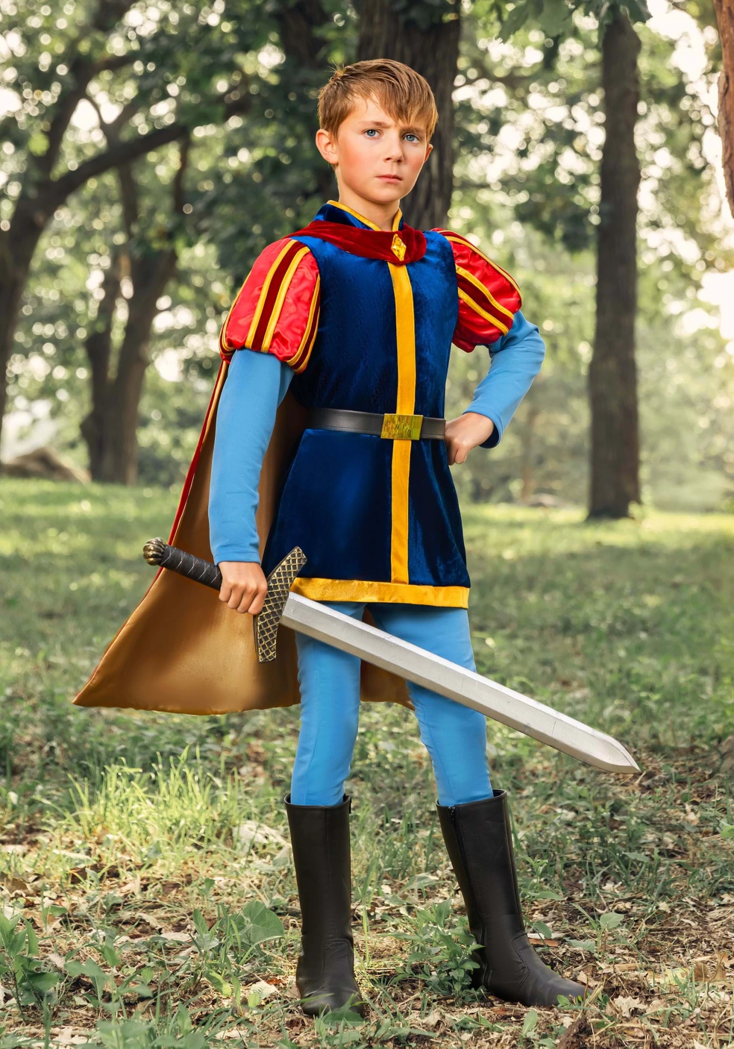 Disney Sleeping Beauty Prince Phillip Costume For Boys 4 Disney Sleeping Beauty Prince Phillip Costume For Boys - Image 2