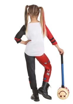 Harley Quinn Suicide Squad Costume For Children -Halloween Costume Shop kids harley quinn squad costume alt 11