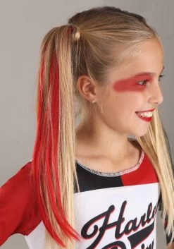 Harley Quinn Suicide Squad Costume For Children -Halloween Costume Shop kids harley quinn squad costume alt 4