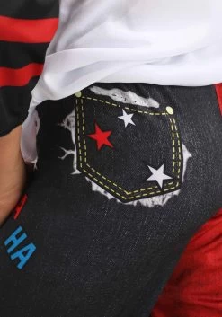 Harley Quinn Suicide Squad Costume For Children -Halloween Costume Shop kids harley quinn squad costume alt 8