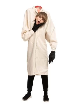Headless Scientist Costume For Kids -Halloween Costume Shop kids headless scientist costume alt 3