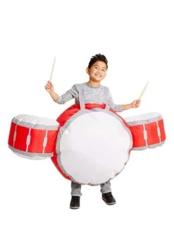 Inflatable Drum Set Costume For Kids