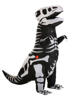 Inflatable Skeleton T-Rex Costume For Kids
